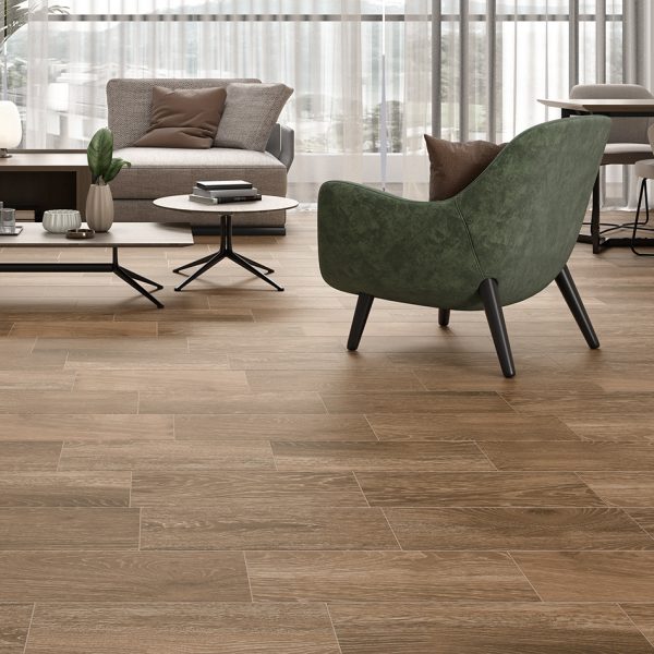 Chalet wood FD 18x55 Gris - Imagen 2